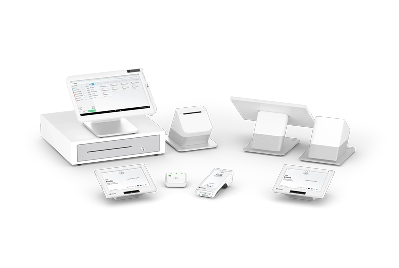 Payment terminal on counter